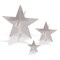 Beistle Club Pack of 36 Awards Night 3-D Silver Foil Star Table Centerpieces